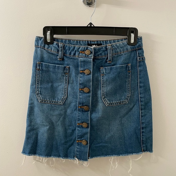 BDG button down denim skirt - XS - Picture 1 of 5